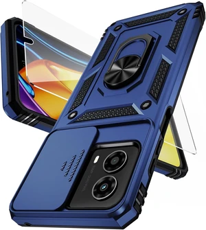 for Moto G 5G 2024 Case with Camera Lens Cover HD Screen Protector 10 FT Military Grade Drop Protection Magnetic Ring Holder Kickstand Protective Phone Case Navy Blue for Moto G 5G 2024 Case with Camera Lens Cover HD Screen Protector 10 FT Military Grade Drop Protection Magnetic Ring Holder Kickstand Protective Phone Case Navy Blue