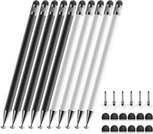 Stylus(10 Pcs) 2-in-1 Stylus Pen for Touchscreen Capacitive Stylus Stylus(10 Pcs) 2-in-1 Stylus Pen for Touchscreen Capacitive Stylus