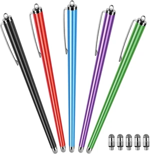 Long Stylus 5-Pack Capacitive Pen for Touchscreen Universal Stylus Pens Long Stylus 5-Pack Capacitive Pen for Touchscreen Universal Stylus Pens