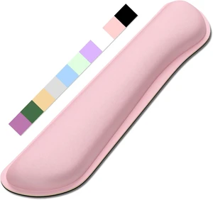 Enlarge Keyboard Wrist Rest Cute Memory Foam Keyboard Wrist Cushion for Computer Desk Mats Support Typing Pain Relief Ergonomic Mouse Pad Rests with Non-Slip Base for Gaming Laptop Pink Enlarge Keyboard Wrist Rest Cute Memory Foam Keyboard Wrist Cushion for Computer Desk Mats Support Typing Pain Relief Ergonomic Mouse Pad Rests with Non-Slip Base for Gaming Laptop Pink