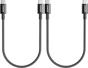 USB C to USB C Cable 60W Fast Charging Cable (2-Pack 1 ft Black) USB C to USB C Cable 60W Fast Charging Cable (2-Pack 1 ft Black)