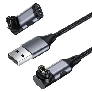 for Garmin Watch Charger Cable & USB C to Garmin Charger Adapter L-Shape for Garmin Watch Charger Cable & USB C to Garmin Charger Adapter L-Shape