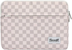 Canvaslife Neutral Checker Pattern Laptop Sleeve Case Cover with Pocket for MacBook Pro 14 inch and 14 inch-14.4 inch Notebook Computer Canvaslife Neutral Checker Pattern Laptop Sleeve Case Cover with Pocket for MacBook Pro 14 inch and 14 inch-14.4 inch Notebook Computer