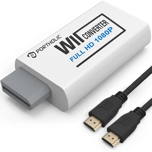 Wii to HDMI Converter 1080P for Full HD Device Wii HDMI Adapter with 3 5mm Audio Jack&HDMI Output Compatible with Wii Wii U HDTV Monitor-Supports All Wii Display Modes 720P NTS Wii to HDMI Converter 1080P for Full HD Device Wii HDMI Adapter with 3 5mm Audio Jack&HDMI Output Compatible with Wii Wii U HDTV Monitor-Supports All Wii Display Modes 720P NTS