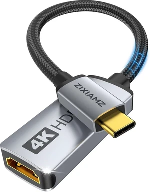 4K@60Hz USB C to HDMI Adapter Thunderbolt 3/4/5 Support for Laptop 4K@60Hz USB C to HDMI Adapter Thunderbolt 3/4/5 Support for Laptop