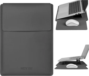 13.3 /13.6 Laptop Sleeve Case PU Leather with Stand Compatible with MacBook Pro 14/MacBook Air 13(M1 M2)/ Vivobook 14/ XPS 13/ Matebook 13-14 Laptop Bag Gray 13.3 /13.6 Laptop Sleeve Case PU Leather with Stand Compatible with MacBook Pro 14/MacBook Air 13(M1 M2)/ Vivobook 14/ XPS 13/ Matebook 13-14 Laptop Bag Gray