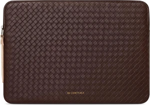 Woven-Look Laptop Sleeve 13 Inch 14 Inch Compatible with MacBook Air M5 & MacBook Pro M5 Pro/Max 2026 Faux Leather Mac Travel Case for Men Women Mocha Brown Woven-Look Laptop Sleeve 13 Inch 14 Inch Compatible with MacBook Air M5 & MacBook Pro M5 Pro/Max 2026 Faux Leather Mac Travel Case for Men Women Mocha Brown