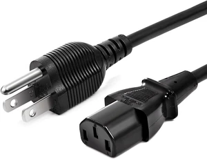 Chanzon UL Listed Monitor Power Cord 10ft Personal Computer PC 10A 125V Chanzon UL Listed Monitor Power Cord 10ft Personal Computer PC 10A 125V