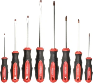 8pc Magnetic Screwdrivers Set 4 Phillips and 4 Slotted Tips 8pc Magnetic Screwdrivers Set 4 Phillips and 4 Slotted Tips