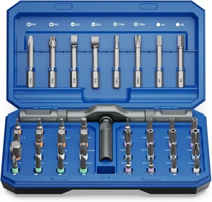 42 in 1 Magnetic Screwdriver Set Ratchet Screwdriver Set for Christmas Gifts DIY Repair Tool Kit with Magnetic Multi Bit Rotatable T Handle for Furniture Computer 42 in 1 Magnetic Screwdriver Set Ratchet Screwdriver Set for Christmas Gifts DIY Repair Tool Kit with Magnetic Multi Bit Rotatable T Handle for Furniture Computer