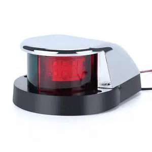 2pcs Boat Navigation Lights, Red and Green Marine LED Bow Lights, Waterproof, Rust-Resistant, Ideal for Pontoon, Skiff, Small Boats, and Yacht(Silver) 2pcs Boat Navigation Lights, Red and Green Marine LED Bow Lights, Waterproof, Rust-Resistant, Ideal for Pontoon, Skiff, Small Boats, and Yacht(Silver)
