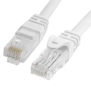 Cmple - Cat 6 Ethernet Cable 100 ft, Cat6 Patch Cables 10Gbps LAN Cable, 550MHz Network Cable, RJ45 Connectors, Compatible with Gaming Computer, Laptop, Modem, Router, HDTV, Gaming Console - White Cmple - Cat 6 Ethernet Cable 100 ft, Cat6 Patch Cables 10Gbps LAN Cable, 550MHz Network Cable, RJ45 Connectors, Compatible with Gaming Computer, Laptop, Modem, Router, HDTV, Gaming Console - White