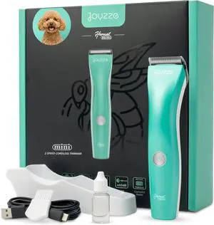 Hornet Mini Trimmer - Compact and Portable Pet Trimming Clippers for Grooming - Low Noise, Rechargeable Cordless Dog Hair Grooming Clippers - Teal Hornet Mini Trimmer - Compact and Portable Pet Trimming Clippers for Grooming - Low Noise, Rechargeable Cordless Dog Hair Grooming Clippers - Teal