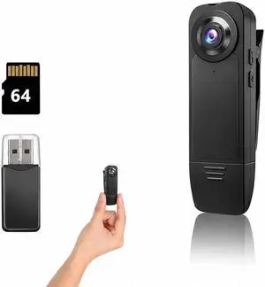 Mini Body Camera with Audio and Video Recording, POV Camera with 64G Card Body Worn Cam ,Wearable Patrol Video Recording Camcorder With Night Version ,Camcorder for Security Work Records Traveling Mini Body Camera with Audio and Video Recording, POV Camera with 64G Card Body Worn Cam ,Wearable Patrol Video Recording Camcorder With Night Version ,Camcorder for Security Work Records Traveling