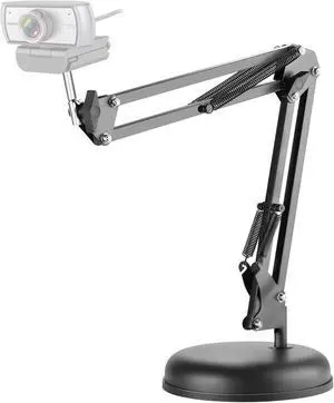 Spedal Desktop Webcam Stand with Weighted Round Base, Adjustable Scissor Arm Camera Mount with Phone Holder, 1/4" Thread MF920Pro, Smartphones, Overhead Recording & Live Streaming Spedal Desktop Webcam Stand with Weighted Round Base, Adjustable Scissor Arm Camera Mount with Phone Holder, 1/4" Thread MF920Pro, Smartphones, Overhead Recording & Live Streaming