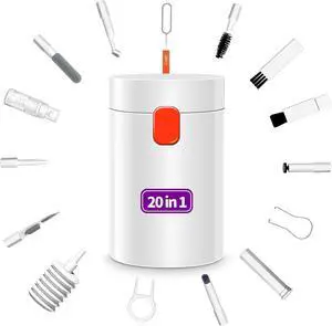 20-in-1 Cleaning Kit for Airpod Earbud Laptop Keyboard, Electronic Penlar Cleaning Kit Compatible with Computer PC Cell Phone, Charging Port 20-in-1 Cleaning Kit for Airpod Earbud Laptop Keyboard, Electronic Penlar Cleaning Kit Compatible with Computer PC Cell Phone, Charging Port