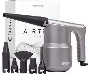 AirTec Ultra Electric Air Duster Blower for PC, Laptop, Console, Electronics and Home Cleaning, Environmental Alternative to Spray air can Duster Keyboard Cleaner (Type 3) AirTec Ultra Electric Air Duster Blower for PC, Laptop, Console, Electronics and Home Cleaning, Environmental Alternative to Spray air can Duster Keyboard Cleaner (Type 3)