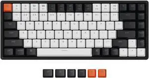 Keychron K2 75% Layout 84 Keys Hot-swappable Bluetooth Wireless/USB Wired Mechanical Keyboard with Super Red Switch/Double-Shot Keycaps/RGB Backlight/Aluminum Frame for Mac Windows Version 2 Keychron K2 75% Layout 84 Keys Hot-swappable Bluetooth Wireless/USB Wired Mechanical Keyboard with Super Red Switch/Double-Shot Keycaps/RGB Backlight/Aluminum Frame for Mac Windows Version 2