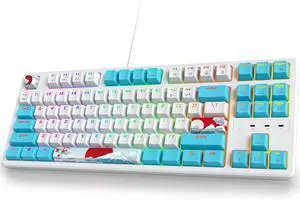 75 Percent Mechanical Keyboard, 87 Keys RGB Backlit Gaming Keyboard, TKL Compact Wired Keyboard with Red Switches for Windows Laptop PC PS4 PS5 Xbox Gamer (87 Sea/Red Switch) 75 Percent Mechanical Keyboard, 87 Keys RGB Backlit Gaming Keyboard, TKL Compact Wired Keyboard with Red Switches for Windows Laptop PC PS4 PS5 Xbox Gamer (87 Sea/Red Switch)