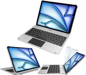 Arteck iPad Air 11-inch Keyboard Case with Trackpad, Bluetooth Keyboard with Folio Full Protection Case and Touchpad for Apple iPad Air 11 M4/M3/M2 (2026/2025/2024), Air 5/Air 4 Arteck iPad Air 11-inch Keyboard Case with Trackpad, Bluetooth Keyboard with Folio Full Protection Case and Touchpad for Apple iPad Air 11 M4/M3/M2 (2026/2025/2024), Air 5/Air 4