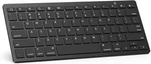 OMOTON Ultra-Slim Bluetooth Keyboard for iPad,iPad Pro/Air/Mini,iPhone | Stable Wireless iOS Keyboard with 12 Multimedia Keys, Portable Size for Office, Business, Travel, School, Black OMOTON Ultra-Slim Bluetooth Keyboard for iPad,iPad Pro/Air/Mini,iPhone | Stable Wireless iOS Keyboard with 12 Multimedia Keys, Portable Size for Office, Business, Travel, School, Black