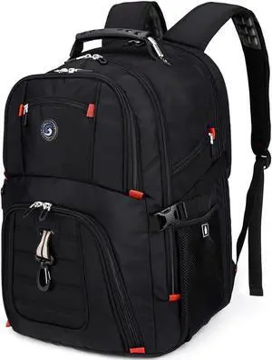 SHRRADOO Extra Large Travel Laptop Backpack for Men, Work College Backpacks | Fit 17 Inch Laptops, with Combination Lock, Carry On Flight Approved, Men Women Business Backpack,Bookbag School Backpack SHRRADOO Extra Large Travel Laptop Backpack for Men, Work College Backpacks | Fit 17 Inch Laptops, with Combination Lock, Carry On Flight Approved, Men Women Business Backpack,Bookbag School Backpack
