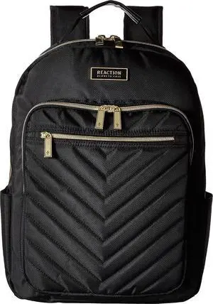 Kenneth Cole REACTION Women's Chelsea Chevron 15" Laptop and Tablet Backpack, Black Kenneth Cole REACTION Women's Chelsea Chevron 15" Laptop and Tablet Backpack, Black