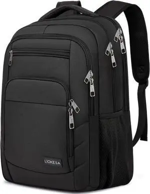 Laptop Backpack for Men Women, School Backpacks for Boys Girls | Water Resistant Black Backpack 15.6 Inch College Bookbag Daypack Laptop Backpack for Men Women, School Backpacks for Boys Girls | Water Resistant Black Backpack 15.6 Inch College Bookbag Daypack
