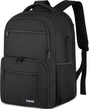 ZUBOND Backpack for Men and Women, Backpacks for School Teen Boys, Business Travel Water Resistant Sturdy 15.6 Inch Laptops Back Pack, College School Computer Bag Gift, Black ZUBOND Backpack for Men and Women, Backpacks for School Teen Boys, Business Travel Water Resistant Sturdy 15.6 Inch Laptops Back Pack, College School Computer Bag Gift, Black