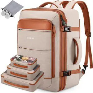 Travel Backpack Carry On Backpack 42L Flight Approved, Expandable Laptop Backpack with Packing Cubes & Shoe Pocket, Water Resistant Luggage Backpack for Men Women, Large Backpack 20 * 14 * 7" Travel Backpack Carry On Backpack 42L Flight Approved, Expandable Laptop Backpack with Packing Cubes & Shoe Pocket, Water Resistant Luggage Backpack for Men Women, Large Backpack 20 * 14 * 7"