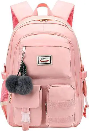 Large Backpack Girl Backpack Teen Girls Bookbag College Women Middle High School School Bag For Big Student Laptop Backpack (pink) Large Backpack Girl Backpack Teen Girls Bookbag College Women Middle High School School Bag For Big Student Laptop Backpack (pink)