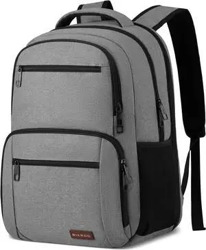 BIKROD Backpack for Men, TSA Travel Backpack, College Backpacks Water Resistant Back Pack, Business Anti Theft Durable Computer Bag Gifts Fits 15.6 Inch Laptop, Grey BIKROD Backpack for Men, TSA Travel Backpack, College Backpacks Water Resistant Back Pack, Business Anti Theft Durable Computer Bag Gifts Fits 15.6 Inch Laptop, Grey
