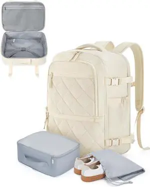 BAGSMART Travel Backpack for Women, 30L Carry on Backpack for Airplanes BAGSMART Travel Backpack for Women, 30L Carry on Backpack for Airplanes