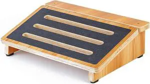 StrongTek Under-Desk Footrest, 4.5 in High, Non-Slip, 300 lb, Office Use | Improve Posture, Non-Slip Feet, Ergonomic, Sitting and Standing Desk Support, Calf Stretching StrongTek Under-Desk Footrest, 4.5 in High, Non-Slip, 300 lb, Office Use | Improve Posture, Non-Slip Feet, Ergonomic, Sitting and Standing Desk Support, Calf Stretching