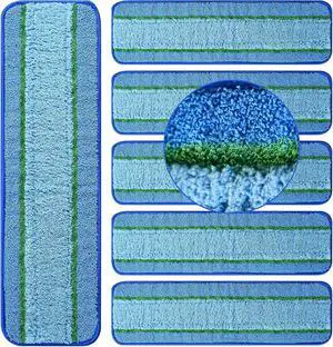 6 Pack Deep Clean Pads for Bona Family of Mops | Washable & Reusable Microfiber Cleaning Pad for Hardwood and Multi-Surface 6 Pack Deep Clean Pads for Bona Family of Mops | Washable & Reusable Microfiber Cleaning Pad for Hardwood and Multi-Surface