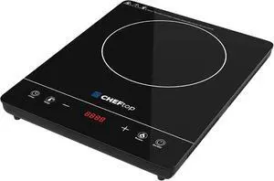 Cheftop Induction Cooktop Portable Induction Burners 120V Digital Ceramic Top with Kids Safety Lock,1800 Watt, Touch Sensor Control Multiple Cooking Zones & Levels (Single Burner - Edged)) Cheftop Induction Cooktop Portable Induction Burners 120V Digital Ceramic Top with Kids Safety Lock,1800 Watt, Touch Sensor Control Multiple Cooking Zones & Levels (Single Burner - Edged))