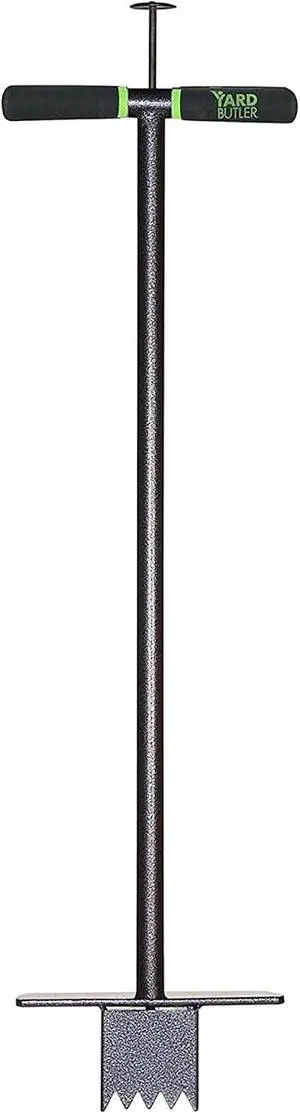 Yard Butler Sod Plugger, No-Bend Lawn Repair for Grass Plugs | Ergonomic No-Bend Sod Plugger for Zoysia, St. Augustine and Bermuda Grass, Durable Steel with Soil Ejector, Professional Yard Butler Sod Plugger, No-Bend Lawn Repair for Grass Plugs | Ergonomic No-Bend Sod Plugger for Zoysia, St. Augustine and Bermuda Grass, Durable Steel with Soil Ejector, Professional