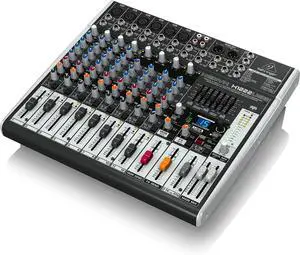 Behringer XENYX X1222USB Premium 16-Input 2/2-Bus Mixer with XENYX Mic Preamps and Compressors, British EQ, 24-Bit Multi-FX Processor and USB/Audio Interface Behringer XENYX X1222USB Premium 16-Input 2/2-Bus Mixer with XENYX Mic Preamps and Compressors, British EQ, 24-Bit Multi-FX Processor and USB/Audio Interface