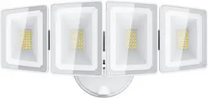 100W LED Flood Lights Outdoor Switch Controlled Security Lights 4 Heads | USTELLAR 10000lm 4 Adjustable Heads 5000K Daylight IP65 Waterproof Super Bright Exterior LED Floodlight Hardwired for Yard 100W LED Flood Lights Outdoor Switch Controlled Security Lights 4 Heads | USTELLAR 10000lm 4 Adjustable Heads 5000K Daylight IP65 Waterproof Super Bright Exterior LED Floodlight Hardwired for Yard