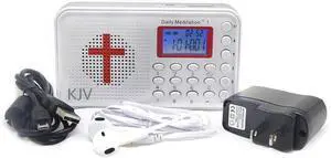 KJV Audio Bible Player - Non Dramatized King James Version | Electronic Talking Bible, Includes Charger and Earphone, Portable, Convenient to Listen at Anywhere Anytime KJV Audio Bible Player - Non Dramatized King James Version | Electronic Talking Bible, Includes Charger and Earphone, Portable, Convenient to Listen at Anywhere Anytime