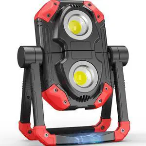 Adelante Rechargeable Work Lights, 2500LM, Magnetic Base, 360° Stand | 6500K, 5 modes, 4000mAh battery, up to 12 hr runtime, 4-hr USB-C charge, USB-A output, IPX4 water resistance for repairs Adelante Rechargeable Work Lights, 2500LM, Magnetic Base, 360° Stand | 6500K, 5 modes, 4000mAh battery, up to 12 hr runtime, 4-hr USB-C charge, USB-A output, IPX4 water resistance for repairs