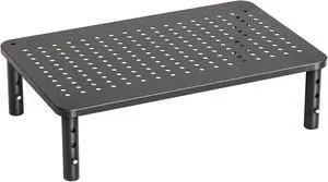 HUANUO Monitor Stand, Monitor Stand Riser 3 Height Adjustable, Monitor Riser with Airflow Vents, Laptop Stand for Desk, Laptop Riser, Desk Organizer for Monitor, Laptop, PC, Printer HUANUO Monitor Stand, Monitor Stand Riser 3 Height Adjustable, Monitor Riser with Airflow Vents, Laptop Stand for Desk, Laptop Riser, Desk Organizer for Monitor, Laptop, PC, Printer
