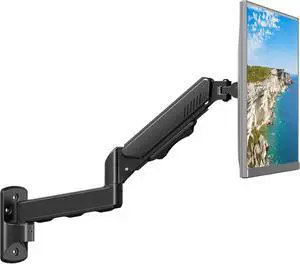 MOUNT PRO Monitor Wall Mount for 13 to 32 Inch Screens, Holds up to 19.8lbs | Single Monitor Mount with Tilt/Swivel/Rotation Adjustable, Gas Spring Wall Arm VESA Mount 75x75mm/100x100mm MOUNT PRO Monitor Wall Mount for 13 to 32 Inch Screens, Holds up to 19.8lbs | Single Monitor Mount with Tilt/Swivel/Rotation Adjustable, Gas Spring Wall Arm VESA Mount 75x75mm/100x100mm