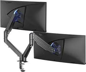 Suptek Dual Monitor Mount Stand-Height Adjustable Gas Spring Monitor Arm Desk Mount for 2 Computer Screens 17 to 35 inches - Each Arm Holds up to 24.25lbs,Black(MD8SP) Suptek Dual Monitor Mount Stand-Height Adjustable Gas Spring Monitor Arm Desk Mount for 2 Computer Screens 17 to 35 inches - Each Arm Holds up to 24.25lbs,Black(MD8SP)
