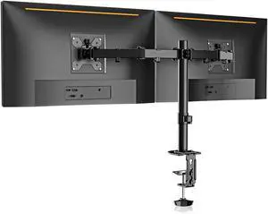 Dual Fully Adjustable Monitor Arm Stand Mount Fits Two Screen 13-32 inch 22lbs for Monitor Computer Screen 13 15 17 19 20 22 23 24 26 27 32inch VESA 75 100 (MD7442) Dual Fully Adjustable Monitor Arm Stand Mount Fits Two Screen 13-32 inch 22lbs for Monitor Computer Screen 13 15 17 19 20 22 23 24 26 27 32inch VESA 75 100 (MD7442)