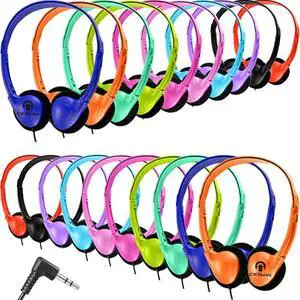 CN-Outlet 50 Pack Classroom Headphones Bulk for Kids School Class Set Headsets for Students Teens Toddler Children and Adults, Wholesale Wired Earphones-Upgrade (10 Mixed Colors, 50 Pack) CN-Outlet 50 Pack Classroom Headphones Bulk for Kids School Class Set Headsets for Students Teens Toddler Children and Adults, Wholesale Wired Earphones-Upgrade (10 Mixed Colors, 50 Pack)