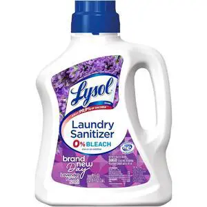 Lysol Disinfectant Laundry Sanitizer & Scent Booster, Laundry Detergent Additive, Color Safe Bleach Alternative, Laundry Odor Eliminator, Kills Bacteria & Viruses, Lavender Scent, 90 Fl Oz Lysol Disinfectant Laundry Sanitizer & Scent Booster, Laundry Detergent Additive, Color Safe Bleach Alternative, Laundry Odor Eliminator, Kills Bacteria & Viruses, Lavender Scent, 90 Fl Oz