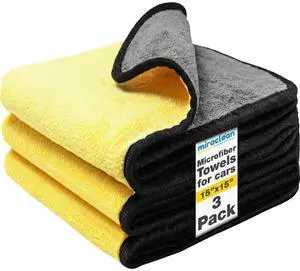 Microfiber Towels for Cars - 15.7" x 15.7" inches, Highly Absorbent Professional Grade Drying Towel Set for Superior Cleaning and Drying Performance - Car Drying & Kitchen Towel - Pack of 3 Microfiber Towels for Cars - 15.7" x 15.7" inches, Highly Absorbent Professional Grade Drying Towel Set for Superior Cleaning and Drying Performance - Car Drying & Kitchen Towel - Pack of 3