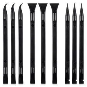 9 Pieces Plastic Scraper Tool Scratch Free Crevice Cleaning Sticker Remover Tool Multipurpose Non Scratch Scrapers for Tight Spaces, Kitchen, Crevices, Auto Detailing, Paint 9 Pieces Plastic Scraper Tool Scratch Free Crevice Cleaning Sticker Remover Tool Multipurpose Non Scratch Scrapers for Tight Spaces, Kitchen, Crevices, Auto Detailing, Paint