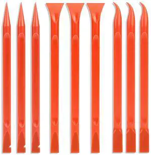 9 Pieces Plastic Scraper, No-Scratch Paint Scraper Tool Portable Car Crevice Cleaning Tool Multi-use Kitchen Scraper Small Sticker Remover for Tight Spaces, Crevices, Food, Labels, Oil Stains, Dirt 9 Pieces Plastic Scraper, No-Scratch Paint Scraper Tool Portable Car Crevice Cleaning Tool Multi-use Kitchen Scraper Small Sticker Remover for Tight Spaces, Crevices, Food, Labels, Oil Stains, Dirt